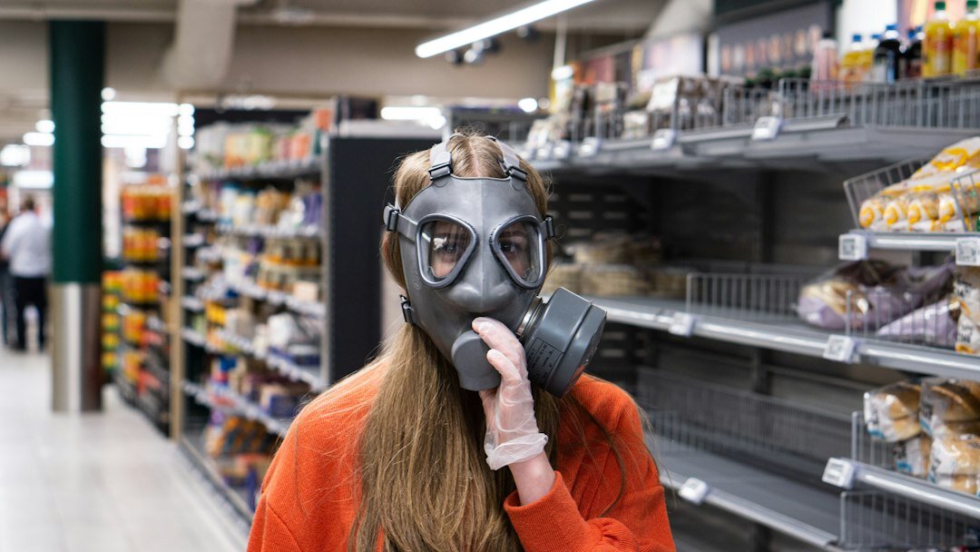 woman shopping in supermarket